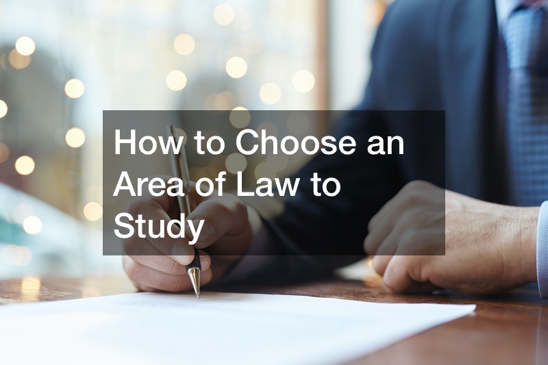 how to choose an area of law practice